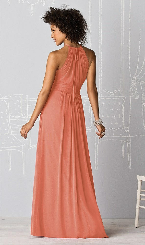Back View - Terracotta Copper After Six Bridesmaid Dress 6613