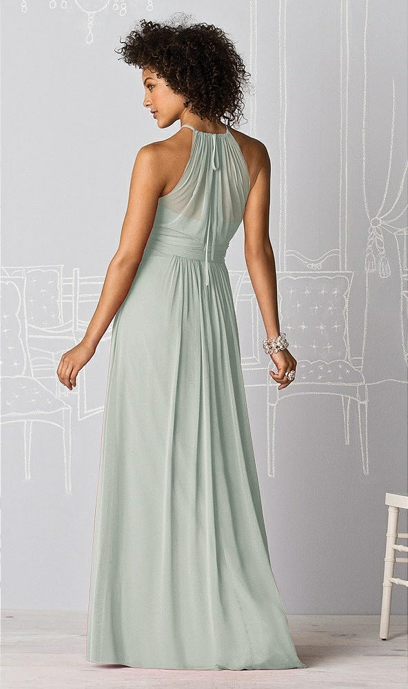 Back View - Willow Green After Six Bridesmaid Dress 6613