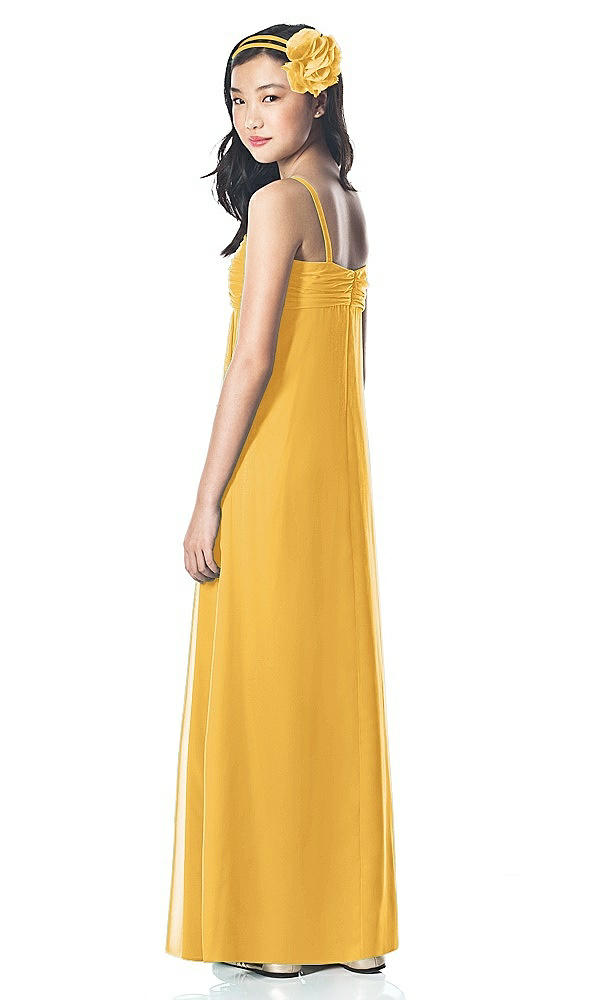 Back View - NYC Yellow Dessy Collection Junior Bridesmaid Style JR835