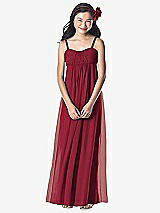 Front View Thumbnail - Burgundy Dessy Collection Junior Bridesmaid Style JR835