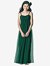 Front View Thumbnail - Hunter Green Dessy Collection Junior Bridesmaid Style JR835