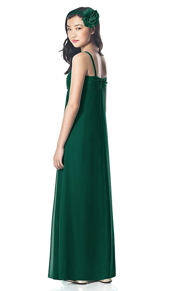 Back View - Hunter Green Dessy Collection Junior Bridesmaid Style JR835