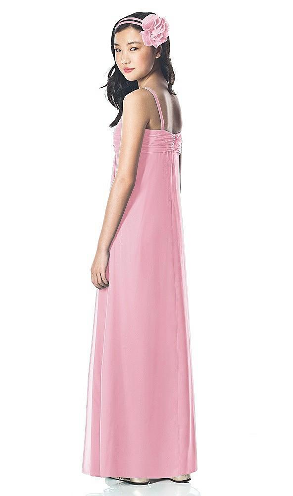 Back View - Peony Pink Dessy Collection Junior Bridesmaid Style JR835