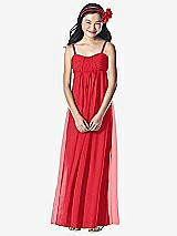 Front View Thumbnail - Parisian Red Dessy Collection Junior Bridesmaid Style JR835