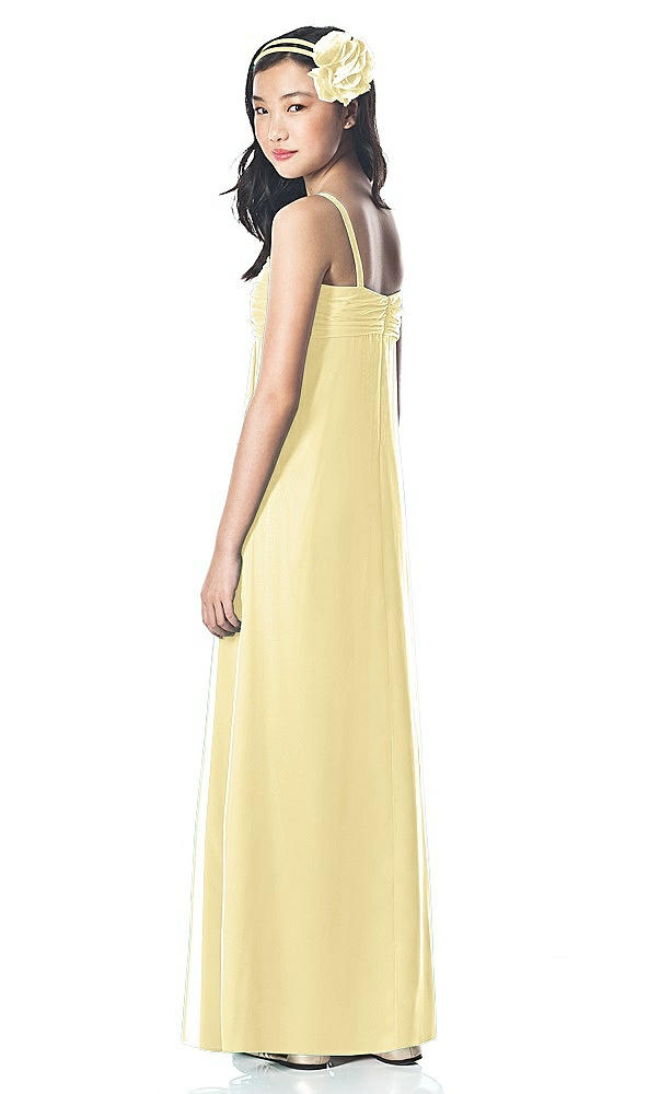 Back View - Pale Yellow Dessy Collection Junior Bridesmaid Style JR835