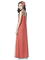 Rear View Thumbnail - Coral Pink Dessy Collection Junior Bridesmaid Style JR835