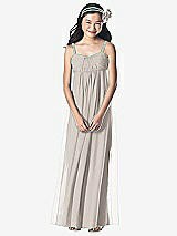 Front View Thumbnail - Taupe Dessy Collection Junior Bridesmaid Style JR835