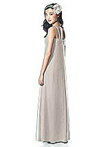 Rear View Thumbnail - Taupe Dessy Collection Junior Bridesmaid Style JR835