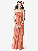 Front View Thumbnail - Terracotta Copper Dessy Collection Junior Bridesmaid Style JR835