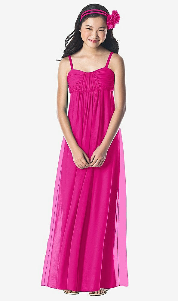 Front View - Think Pink Dessy Collection Junior Bridesmaid Style JR835