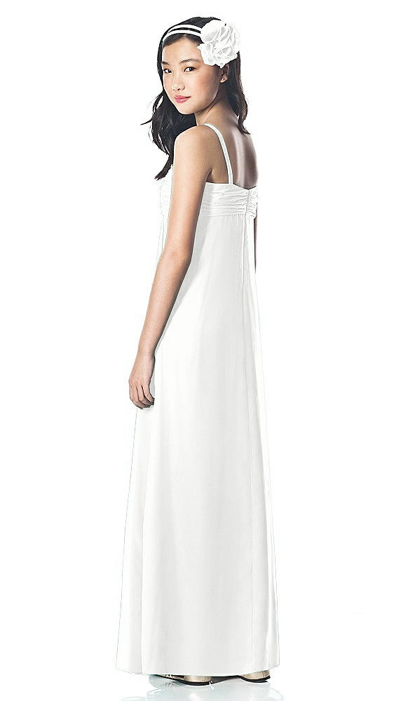 Back View - White Dessy Collection Junior Bridesmaid Style JR835