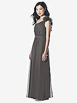 Front View Thumbnail - Caviar Gray Dessy Collection Junior Bridesmaid style JR611