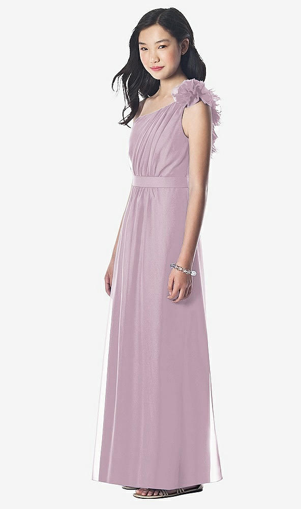 Front View - Suede Rose Dessy Collection Junior Bridesmaid style JR611