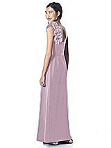 Rear View Thumbnail - Suede Rose Dessy Collection Junior Bridesmaid style JR611