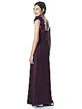 Rear View Thumbnail - Aubergine Dessy Collection Junior Bridesmaid style JR611