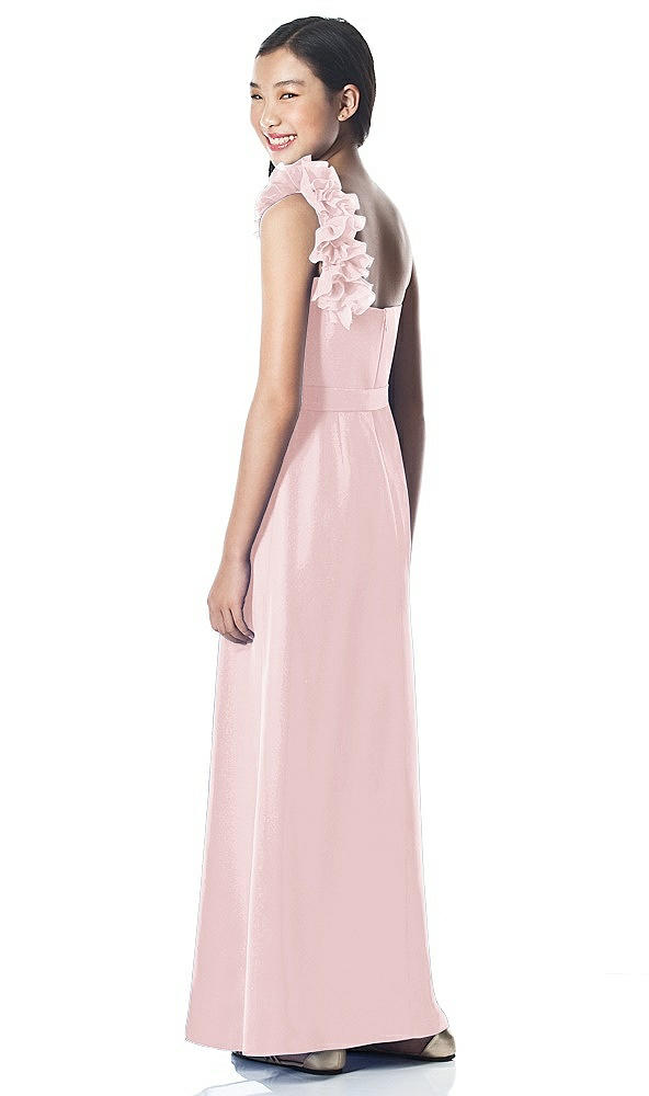 Back View - Ballet Pink Dessy Collection Junior Bridesmaid style JR611