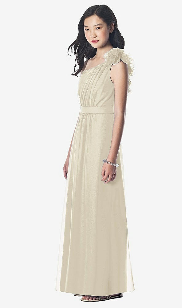Front View - Champagne Dessy Collection Junior Bridesmaid style JR611
