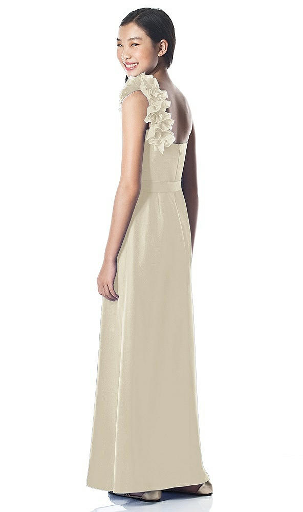 Back View - Champagne Dessy Collection Junior Bridesmaid style JR611