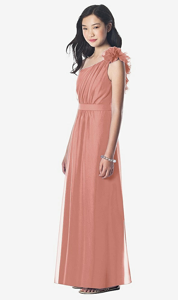 Front View - Desert Rose Dessy Collection Junior Bridesmaid style JR611