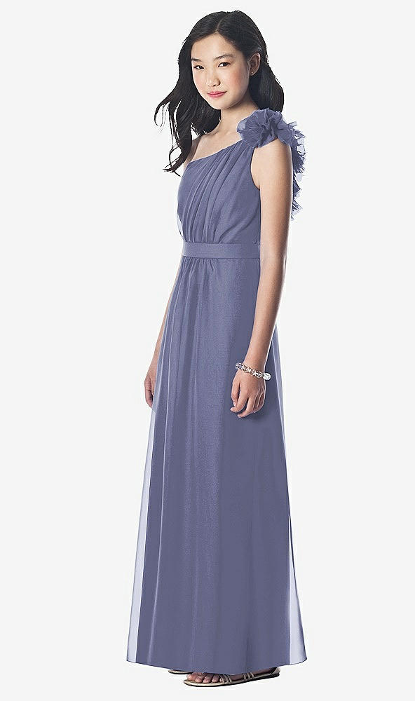 Front View - French Blue Dessy Collection Junior Bridesmaid style JR611