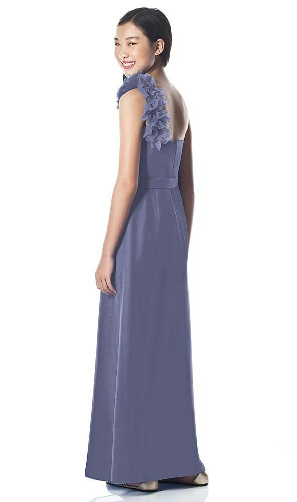 Back View - French Blue Dessy Collection Junior Bridesmaid style JR611