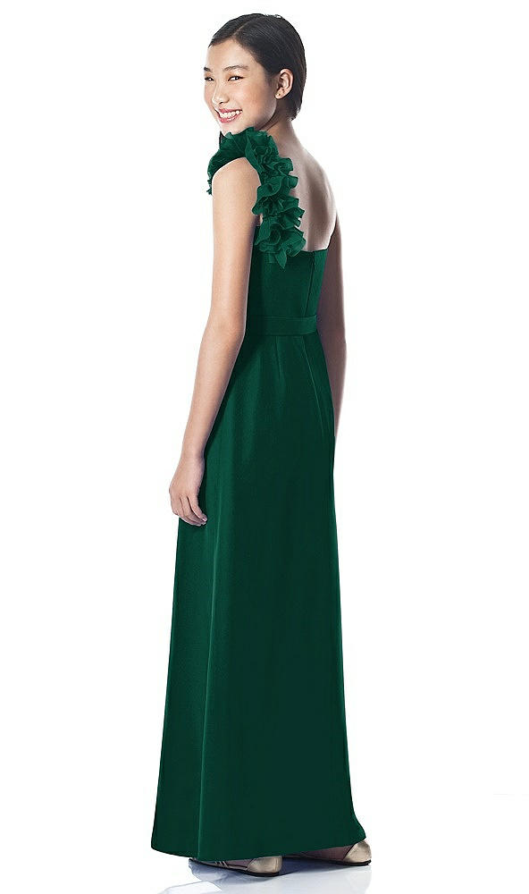 Back View - Hunter Green Dessy Collection Junior Bridesmaid style JR611
