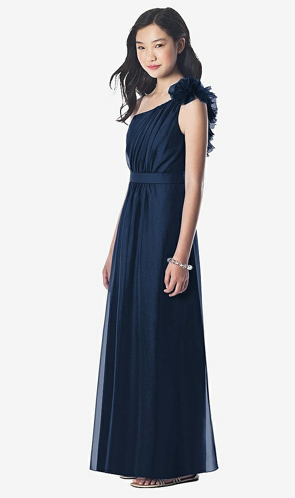 Front View - Midnight Navy Dessy Collection Junior Bridesmaid style JR611