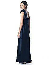 Rear View Thumbnail - Midnight Navy Dessy Collection Junior Bridesmaid style JR611