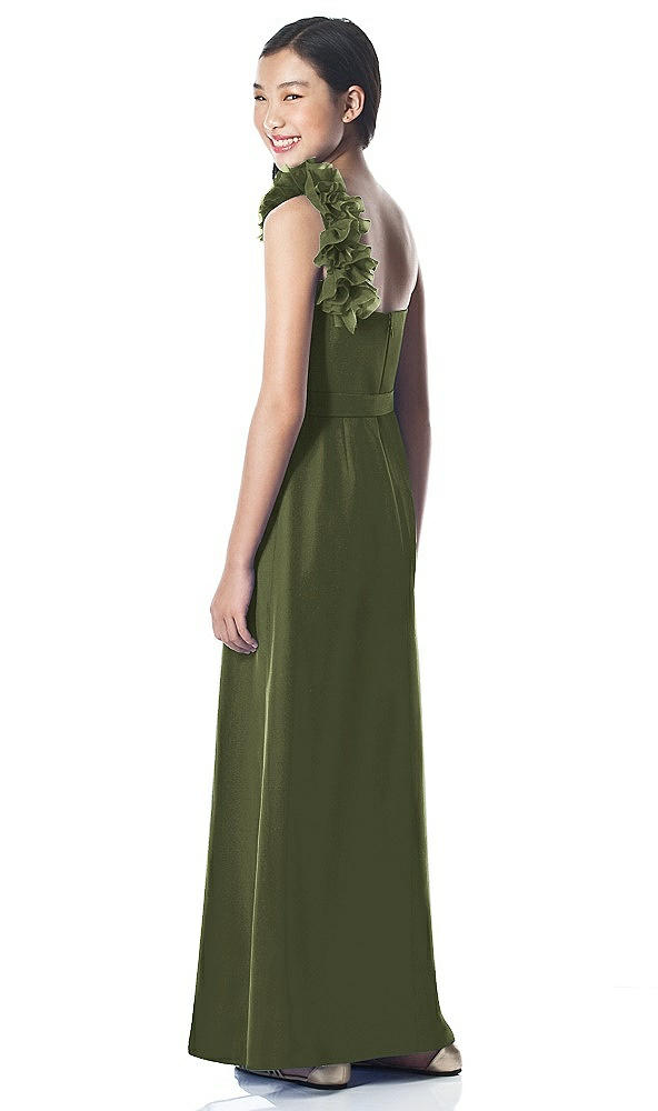Back View - Olive Green Dessy Collection Junior Bridesmaid style JR611