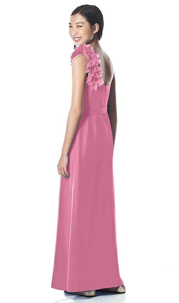 Back View - Orchid Pink Dessy Collection Junior Bridesmaid style JR611