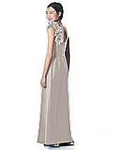Rear View Thumbnail - Taupe Dessy Collection Junior Bridesmaid style JR611