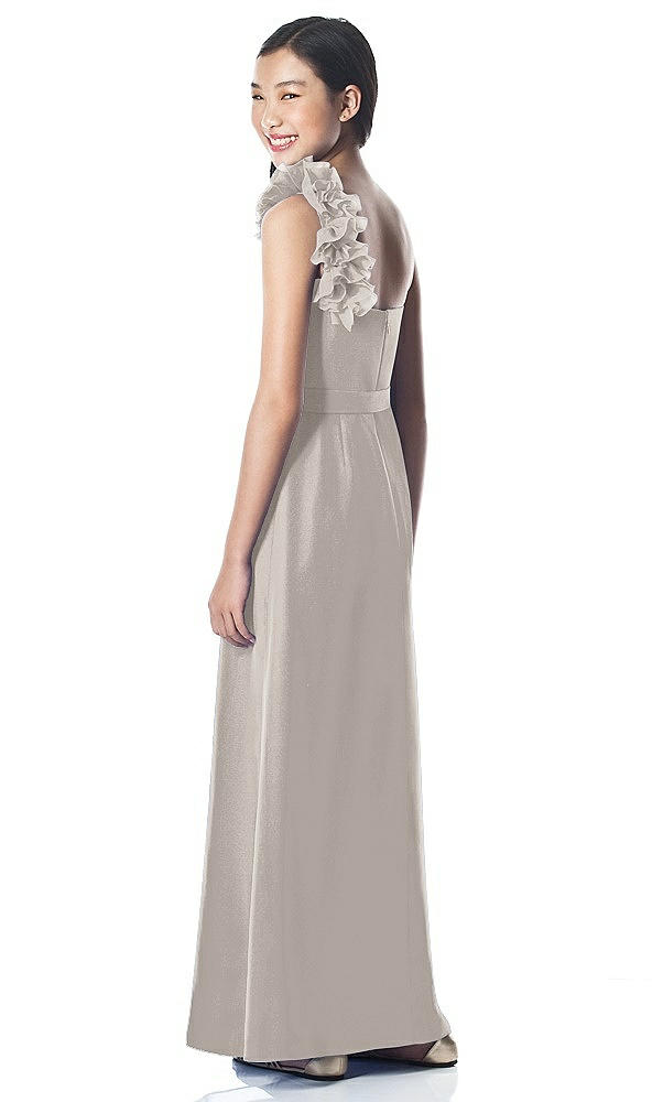 Back View - Taupe Dessy Collection Junior Bridesmaid style JR611