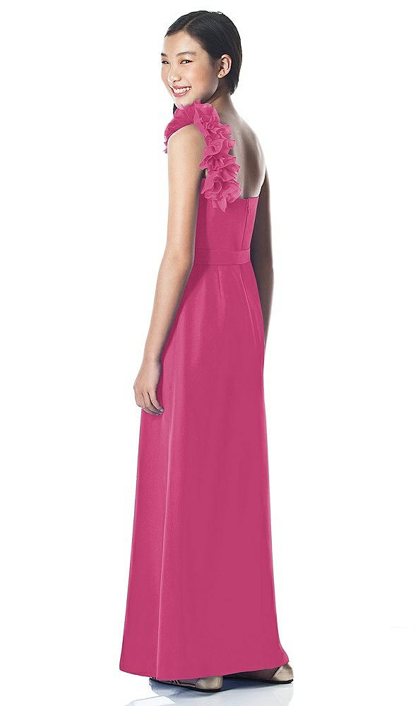 Back View - Tea Rose Dessy Collection Junior Bridesmaid style JR611