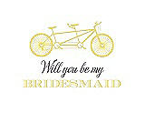 Front View Thumbnail - Snapdragon & Aubergine Will You Be My Bridesmaid Card - Bike