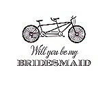 Front View Thumbnail - Italian Plum & Aubergine Will You Be My Bridesmaid Card - Bike