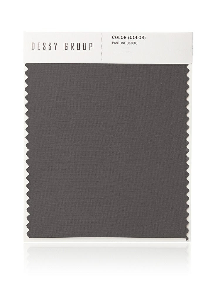 Front View - Caviar Gray Lux Chiffon Swatch