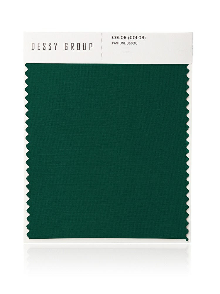 Front View - Hunter Green Lux Chiffon Swatch
