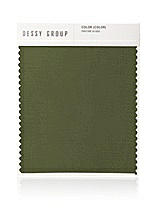 Front View Thumbnail - Olive Green Lux Chiffon Swatch