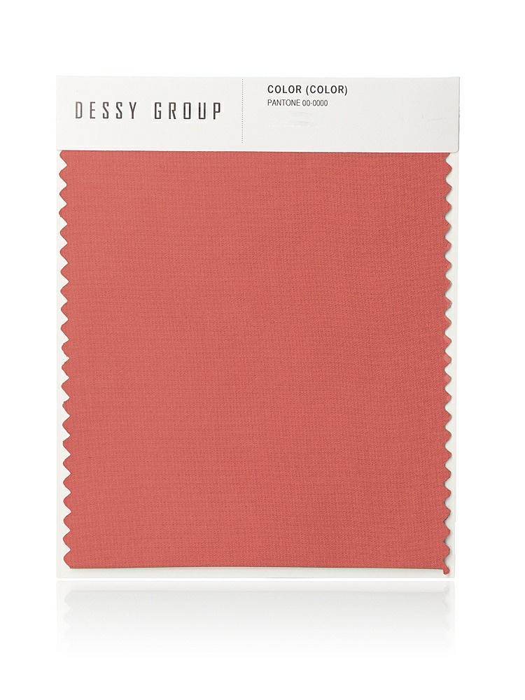 Front View - Coral Pink Lux Chiffon Swatch