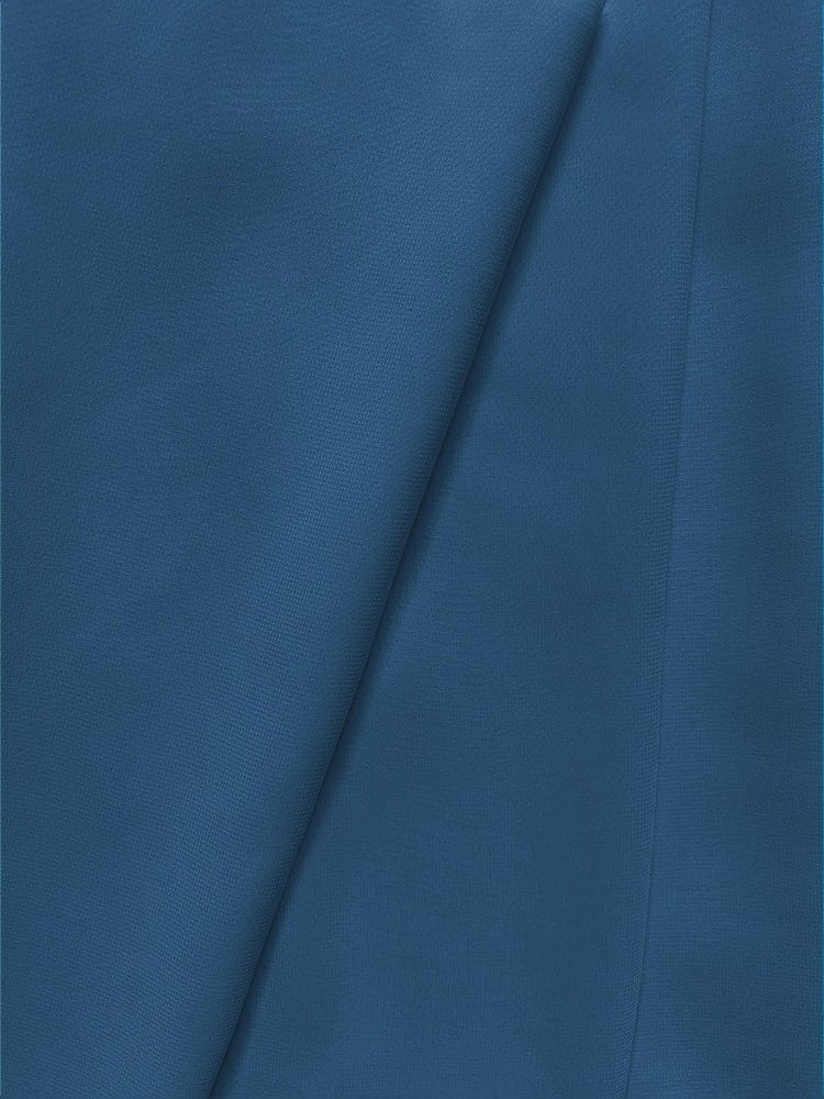 Front View - Dusk Blue Lux Chiffon Fabric by the Yard