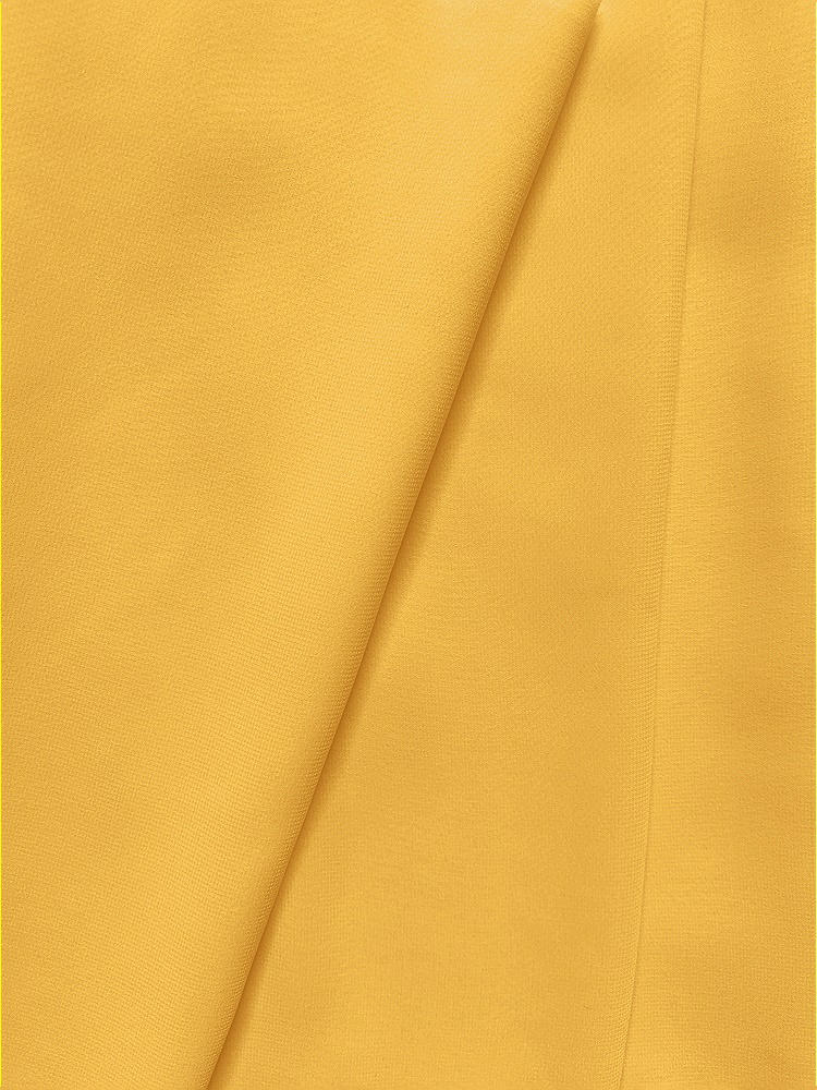 Front View - NYC Yellow Lux Chiffon Fabric by the Yard