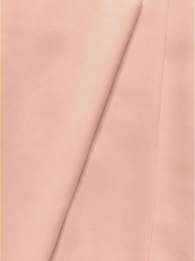 Front View - Pale Peach Lux Chiffon Fabric by the Yard