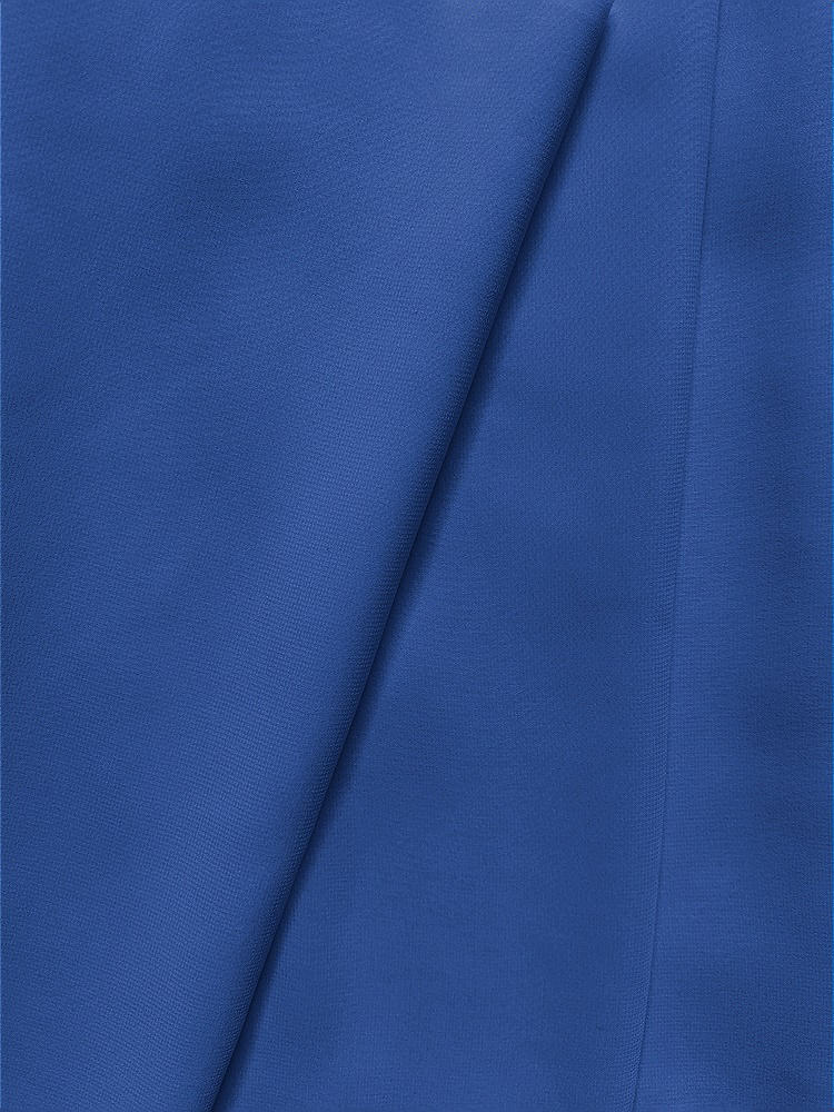 Front View - Classic Blue Lux Chiffon Fabric by the Yard