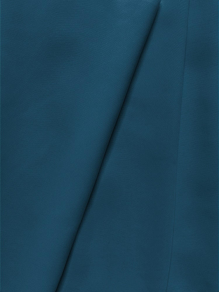 Front View - Atlantic Blue Lux Chiffon Fabric by the Yard