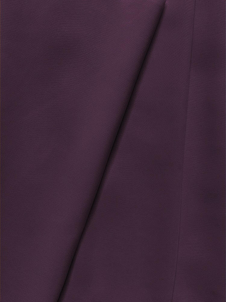 Front View - Aubergine Lux Chiffon Fabric by the Yard