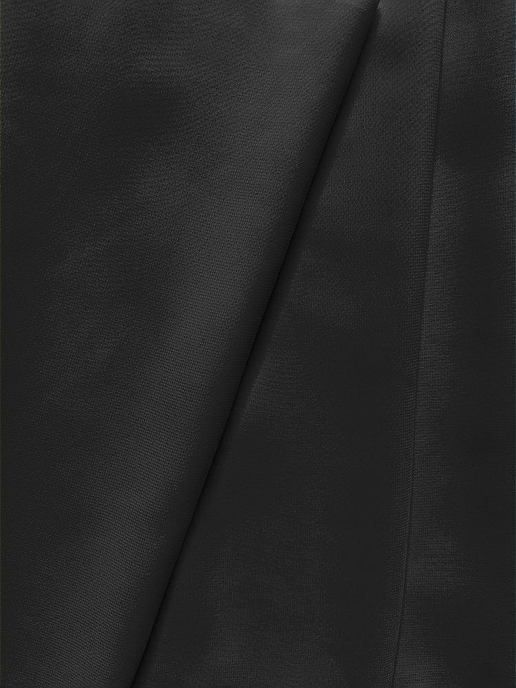 Front View - Black Lux Chiffon Fabric by the Yard