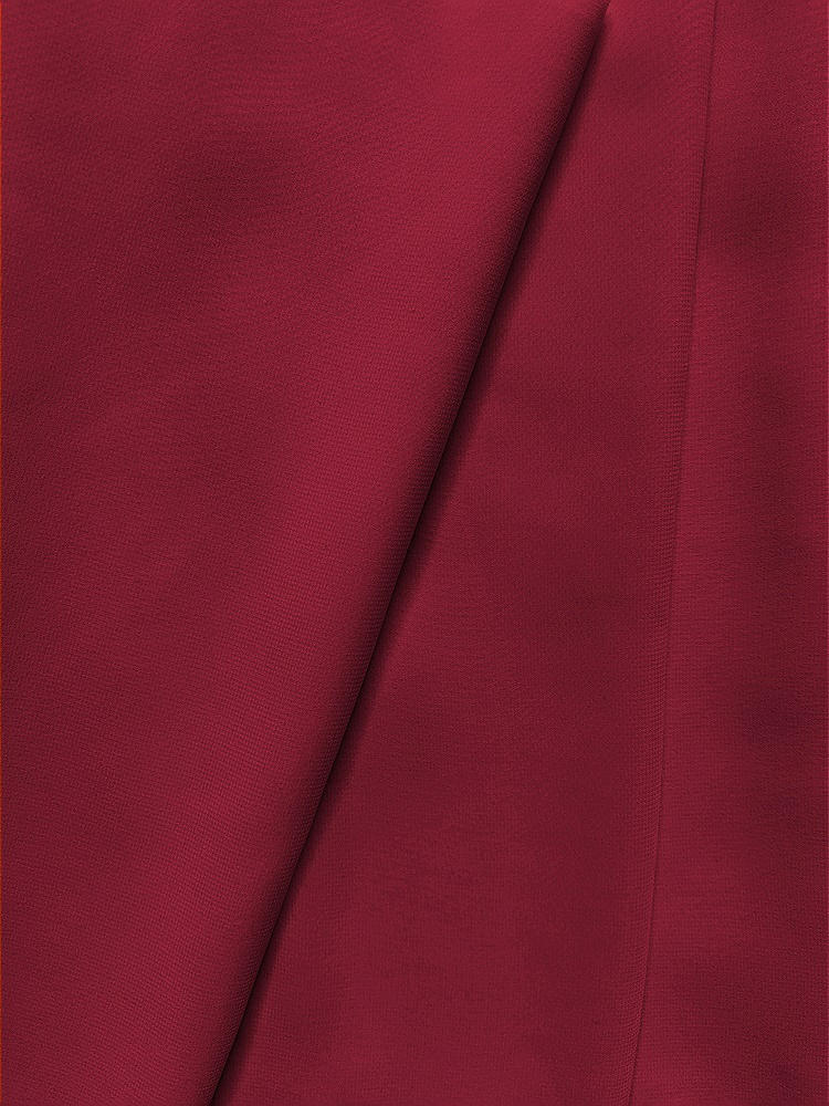 Front View - Burgundy Lux Chiffon Fabric by the Yard