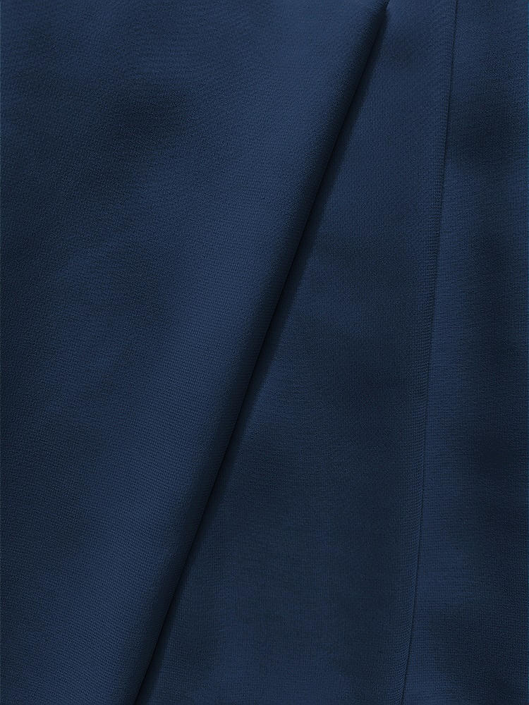 Front View - Midnight Navy Lux Chiffon Fabric by the Yard