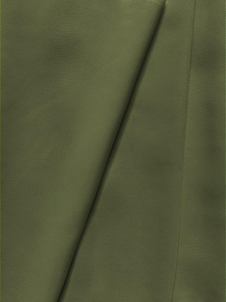Front View - Olive Green Lux Chiffon Fabric by the Yard