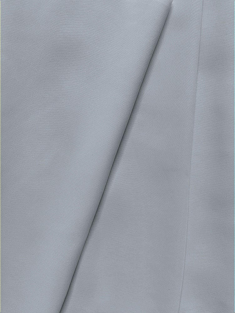 Front View - Platinum Lux Chiffon Fabric by the Yard